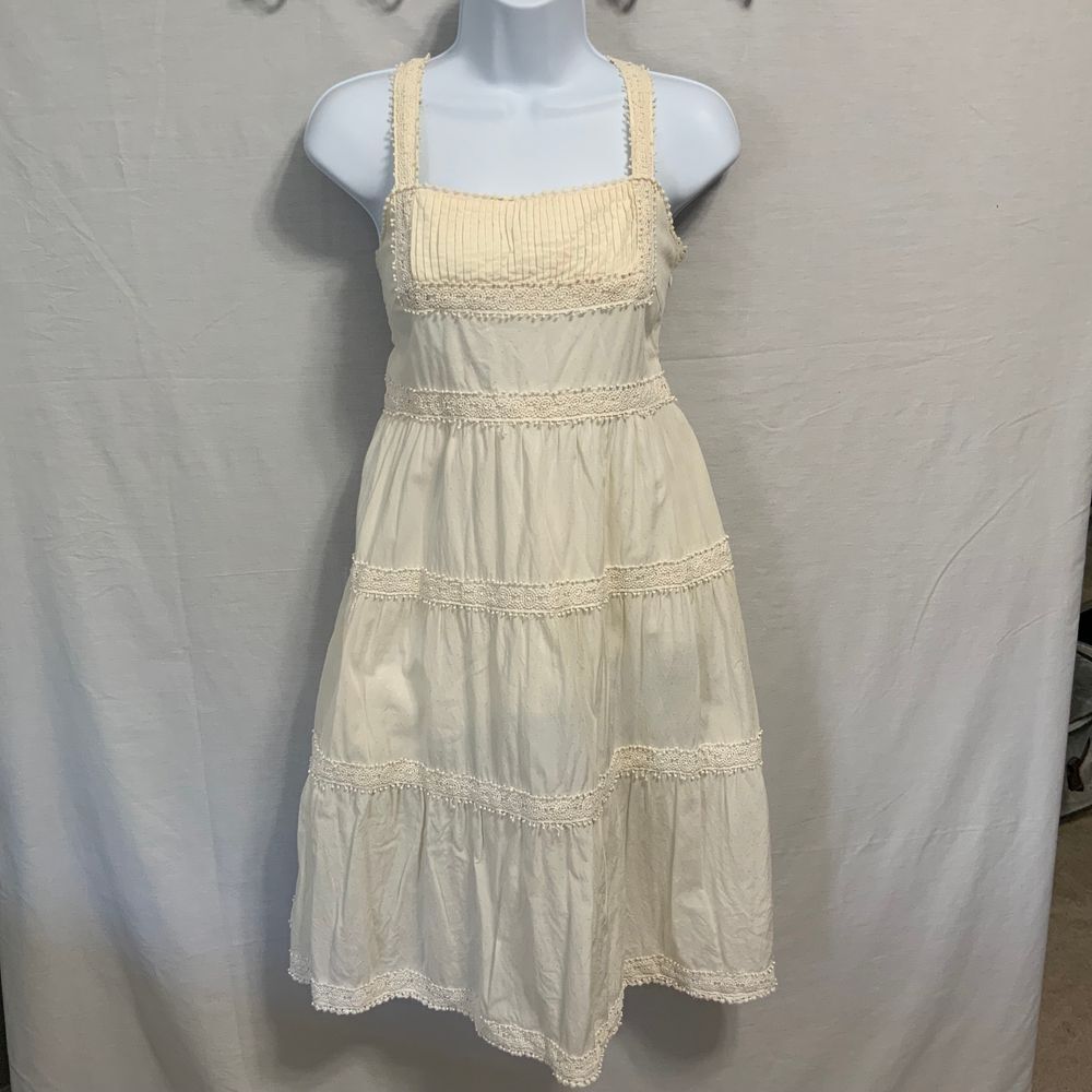 Matilda Jane Cream colored sundress size 8